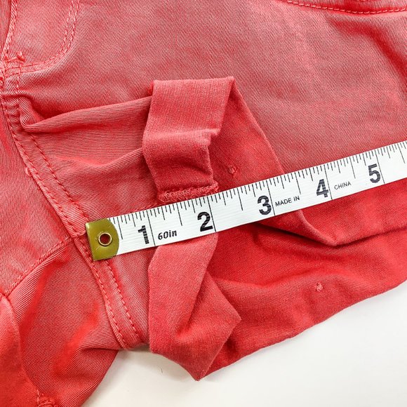 Hollister Coral Low Rise Short Short Size 26 - Picture 5 of 8